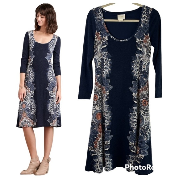 Anthropologie Eira Sweater Career Wear Dress Fall Winter Size Small - Picture 1 of 6